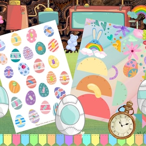 Easter Escape Room, Easter Scavenger Hunt, Escape Room Printable, Kids Escape Room Kit, Digital Download, Birthday Party Game for Kids image 4