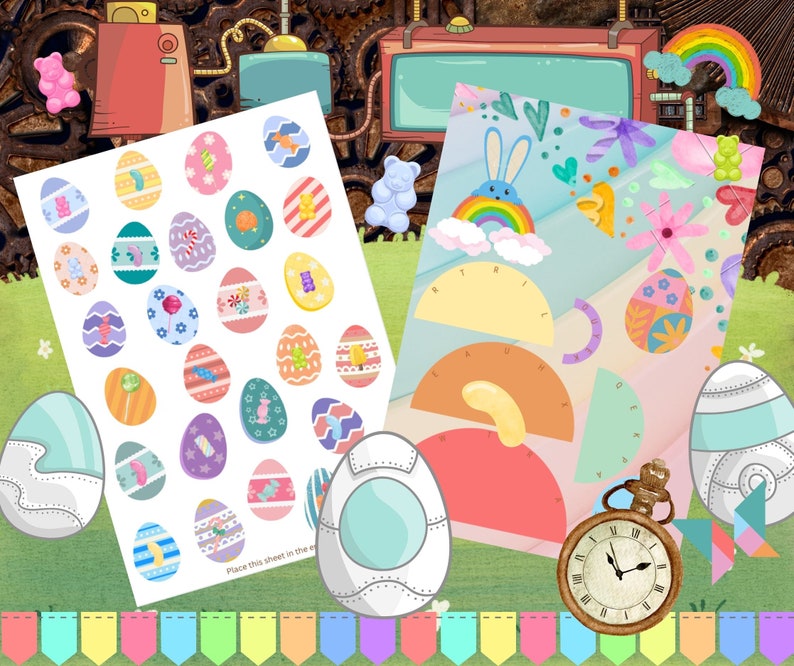 Easter Escape Room, Easter Scavenger Hunt, Escape Room Printable, Kids ...