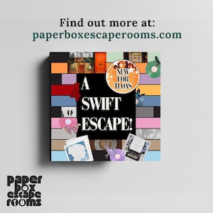 Szybka ucieczka! Taylor Escape Room, gra w poszukiwanie skarbów, zestaw do druku w escape roomie, prezent na randkę, gra urodzinowa dla dzieci zdjęcie 10