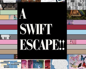 A Swift Escape! Taylor Escape Room, Treasure Hunt Game, Escape Room Printable Kit, Date Night Gift, Birthday Party Game for Kids