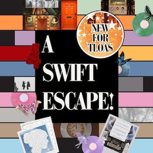 A Swift Escape! Taylor Escape Room, Treasure Hunt Game, Escape Room Printable Kit, Date Night Gift, Birthday Party Game for Kids