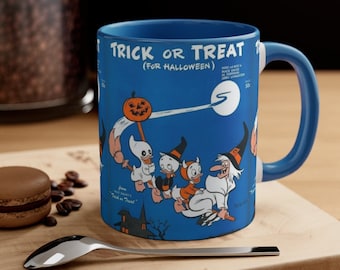 Disney Trick or Treat Vintage Mug | Spooky Coffee Cup | Halloween Mug