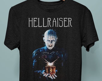 Hellraiser Unisex Shirt | Cult Film 80s horror Vintage T-Shirt, Gift Tee For You And Your Friends