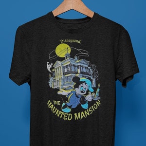 Mickey Haunted Herrenhaus Shirt, Dumme Sterbliche, Halloween, Disney 2023, retro disney