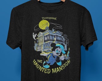 Mickey Haunted mansion shirt, Foolish mortals, Halloween, Disney 2023, retro disney