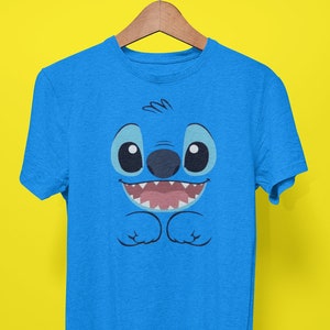 Stitch Shirt, Adult Stitch Tee, Stitch Disneyworld Shirt, Disney Vacation Shirts, Disney Castle Shirt, Magic Kingdom Shirt