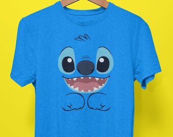 Stitch Shirt, Adult Stitch Tee, Stitch Disneyworld Shirt, Disney Vacation Shirts, Disney Castle Shirt, Magic Kingdom Shirt