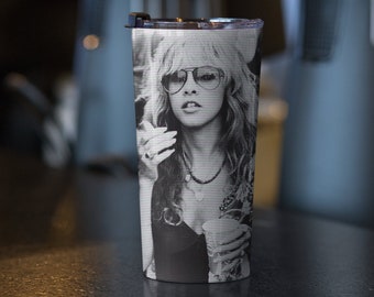 Stevie Nicks Tumbler 20oz - Retro - Rock n Roll - 80s - 90s - Classic Rock