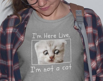I&#39;m not a cat Shirt | Texas Lawyer Meme Shirt | Funny Lawyer Shirt | Cat Funny Shirt | Im Not a Cat | I&#39;m not a cat
