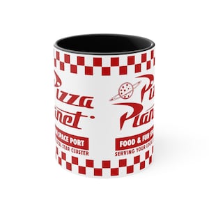 Pizza Planet Mug, 11oz - Toy story Gift-Pizza planet shirt image 4
