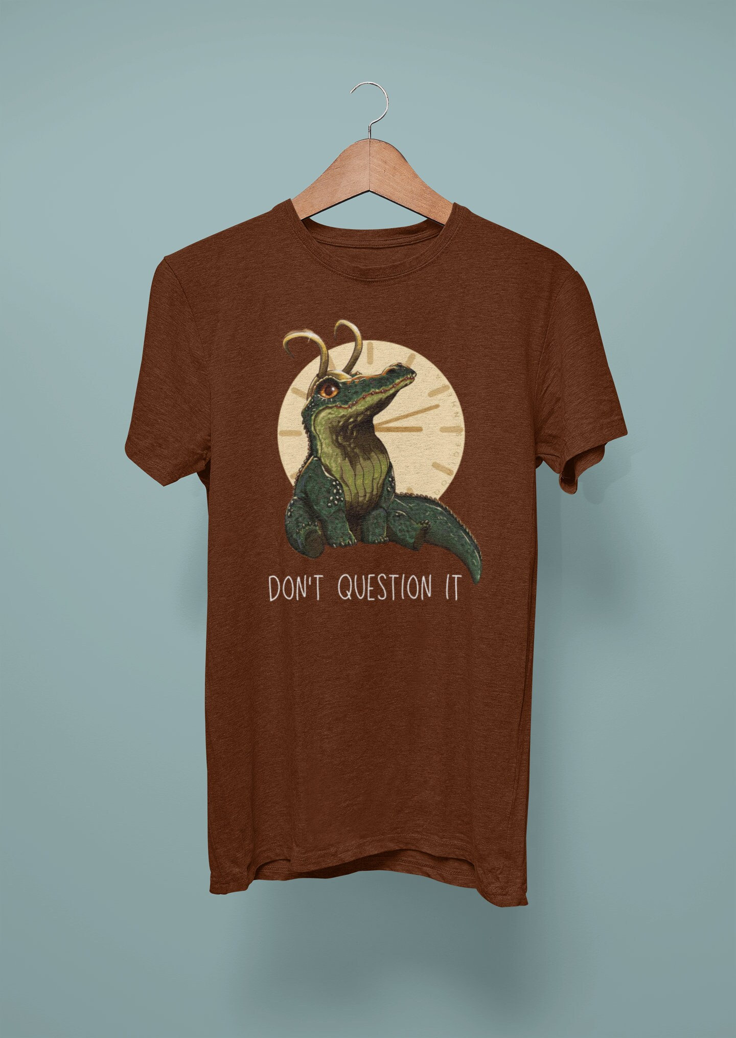 Variant Alligator Loki Unisex T-Shirt -  Jersey Short Sleeve Tee - Available in sizes XS through 3XL Croki