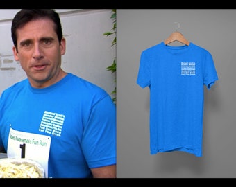 Chemise de course amusante. Chemise de course amusante | Le cadeau du bureau, t-shirt Dunder Mifflin, chemise Dwight Schrute, Dunder Mifflin Paper Company