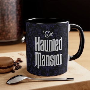 The Haunted Mansion Mug, 11oz, Hitchhiking Ghosts Madame Leota mug, Disney World Disneyland Halloween cup, Mickey&#39;s Not So Scary Party