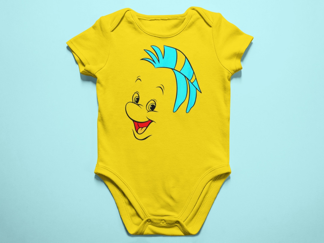 Flounder Face Baby Onesie Infant Fine Jersey Bodysuit Etsy