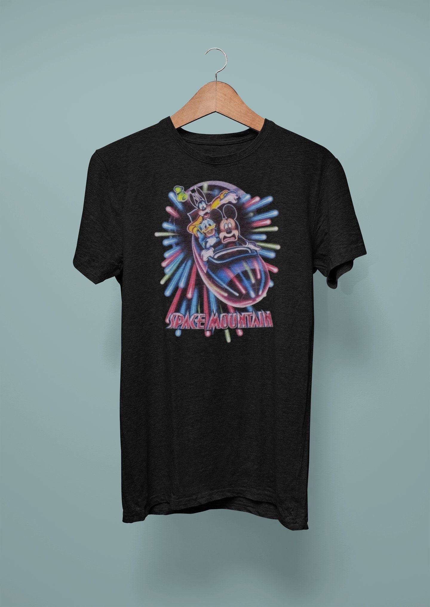 Space Mountain Shirt, Vintage 90s, Comfort Retro Vintage Disney