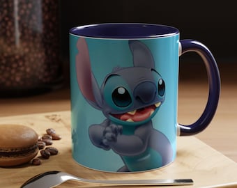 Gestikte accentkoffiemok (11, 15 oz)