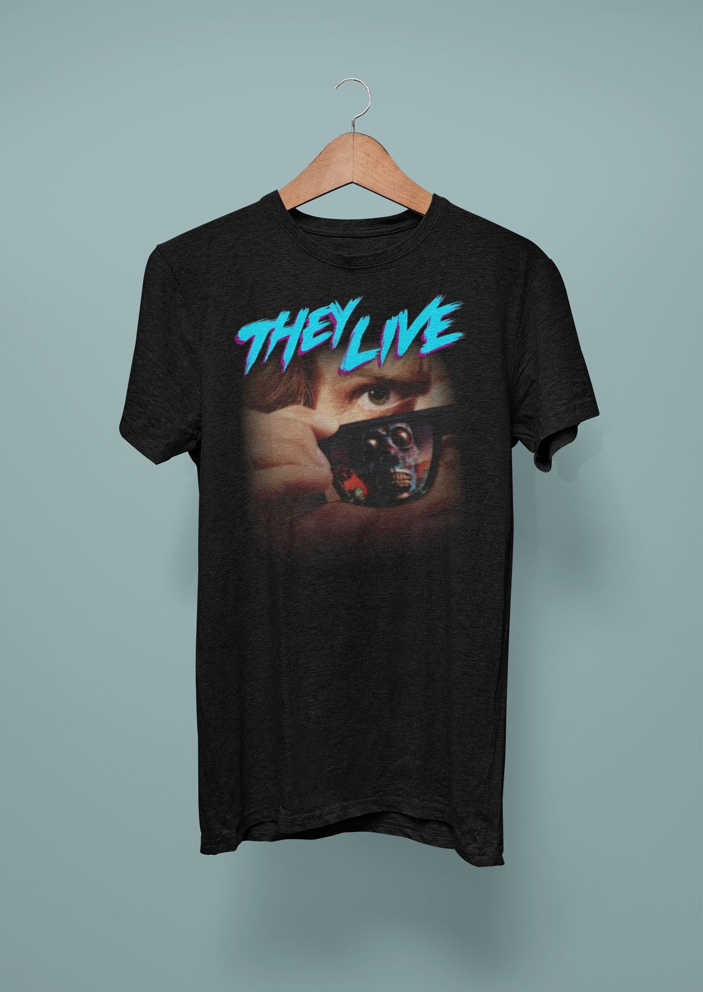 They Live Unisex Shirt | Cult Film 80s horror Vintage T-Shirt, Gift Tee For You And Your Friends