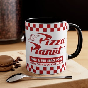 Pizza Planet Mug, 11oz - Toy story Gift-Pizza planet shirt image 3