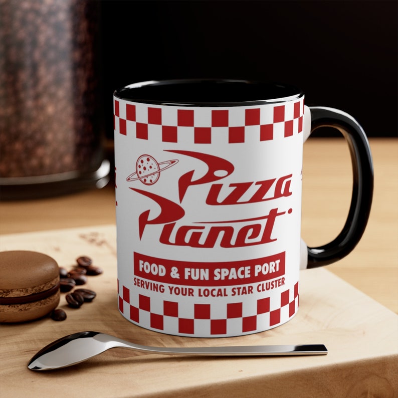Pizza Planet Mug, 11oz - Toy story Gift-Pizza planet shirt image 3