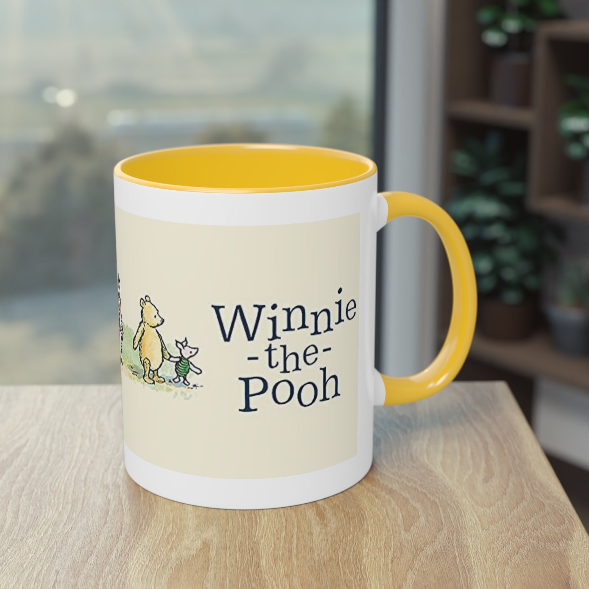 Discover Winnie The Pooh Classic Two-Tone Coffee Mug, 11oz, unique coffee mugs, gift mug