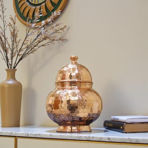 Handmade Vintage Turkish Copper Candy Bowls, Decorative, Spice Jars, Spice Bowls, Cookie Jar, Sugar Bowls, Hand Hammered