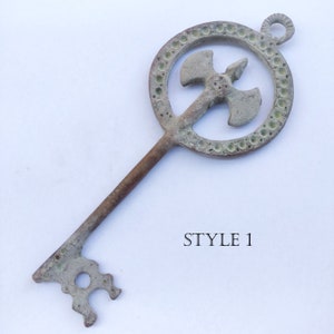 XL Vintage Skeleton Keys, Vintage Rustic Keys, Large Skeleton Key