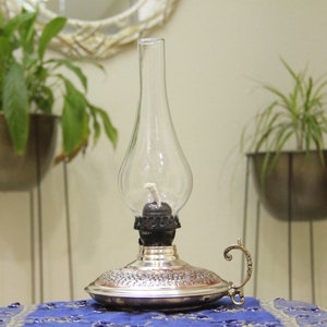 Handgefertigte Vintage Öllampe, Öl Lampe, Kupfer Öl Lampe, Kupfer Öl Lampe, Petroleum Lampe, Große Öl Lampe, Geschenke zum Muttertag