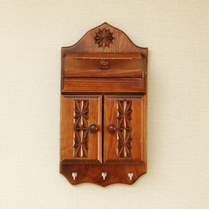 Handmade Key Cabinet, Wooden Key Box, Wooden Key Holder, Key Storage Box, Wooden Key Cabinet, Key Holders, Key Hooks