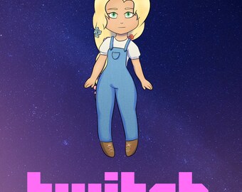 Live2d Premade Chibi Vtuber Model