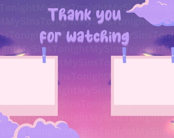 Lo-fi Thank you for watching Outro / Youtube / Twitch / End screen
