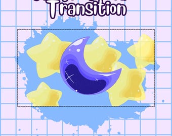 Moon & Stars Stream Transition Stinger: Celestial Animation (Digital Download)