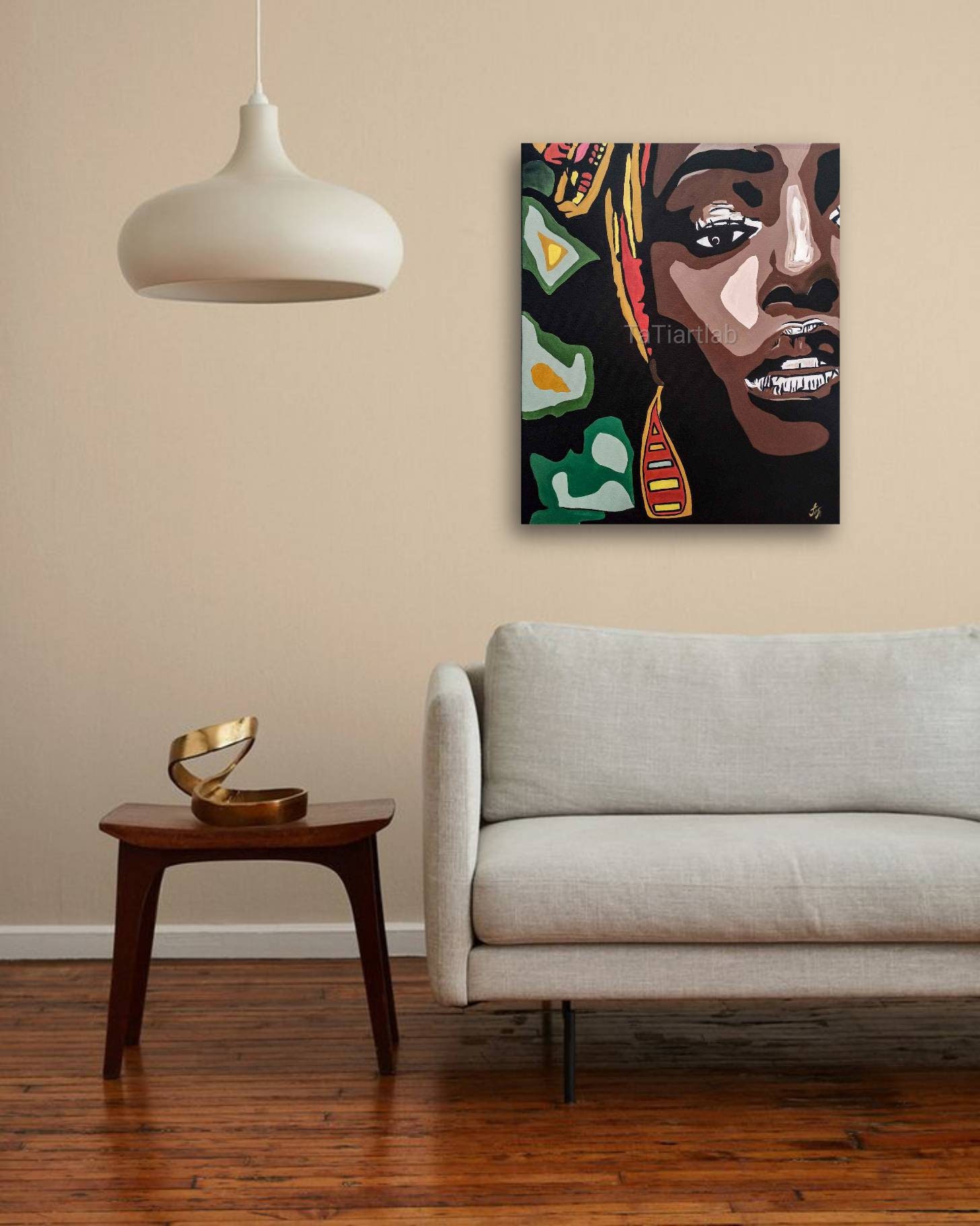 Black Women Painting Original Art African American Art Face | Etsy