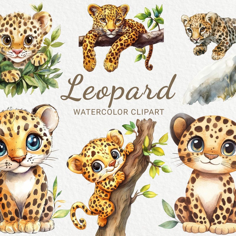 Leopard Clip Journal - Etsy