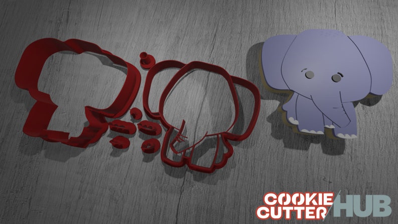 Elephant Cookie Cutter