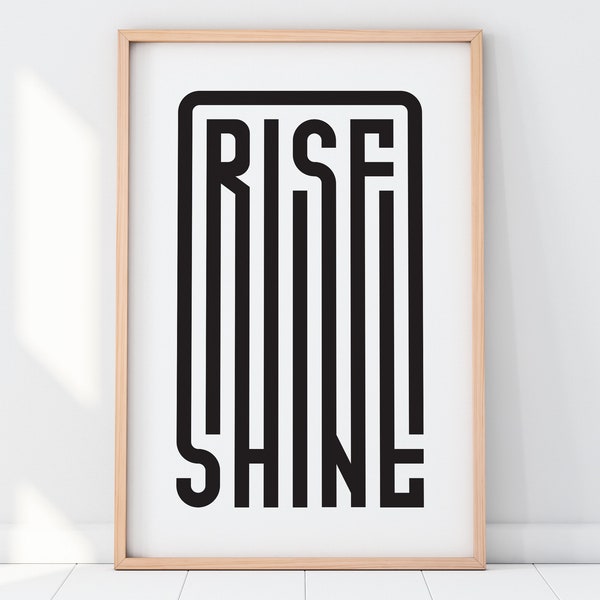 Typography Wall Art Etsy