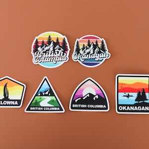Stickers BC, Stickers Kelowna, Stickers Colombie-Britannique, Stickers Okanagan, Stickers imperméables