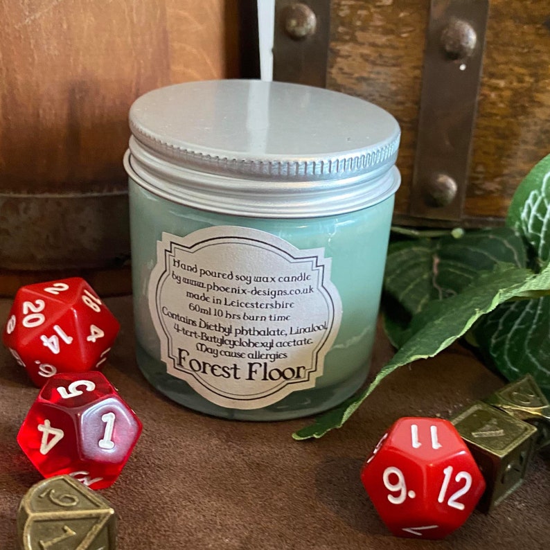 Forest Floor DnD Scented Candle 60ml Dungeons and Dragons Etsy