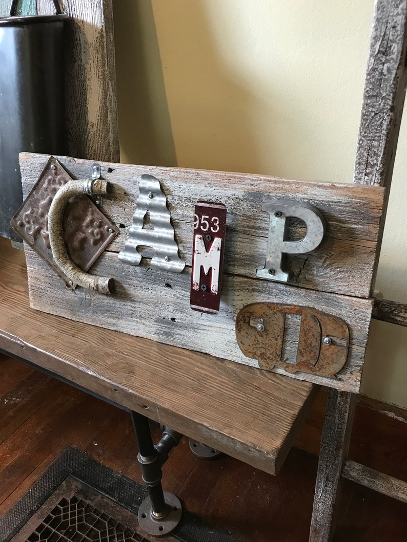 Rustic Camp Sign - Etsy