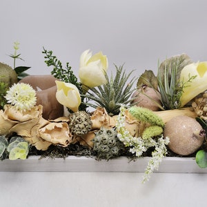 De reeks gemberherst van de bloem reeks de herfstdecoratie LED kaarsbloemen sappige granaatappels