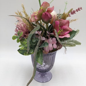 Zomerarrangement Slak Lenten Rozengras paars