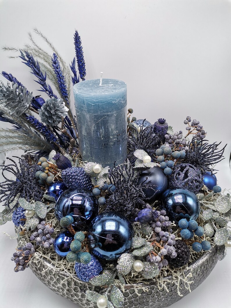 Weihnachtskranz Kranz Adventskranz Weihnachtsgesteck Kerze | Etsy