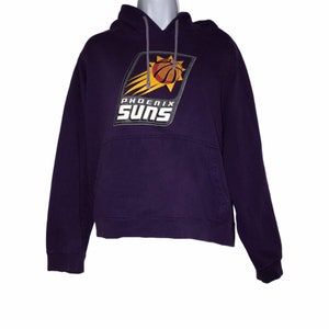 Printify Phoenix Suns Vintage 90's Heavyweight NBA Hoodie Purple / M