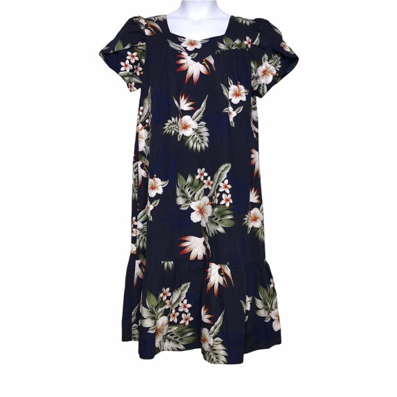 JC Hawaii Vintage Floral Muumuu Dress XL