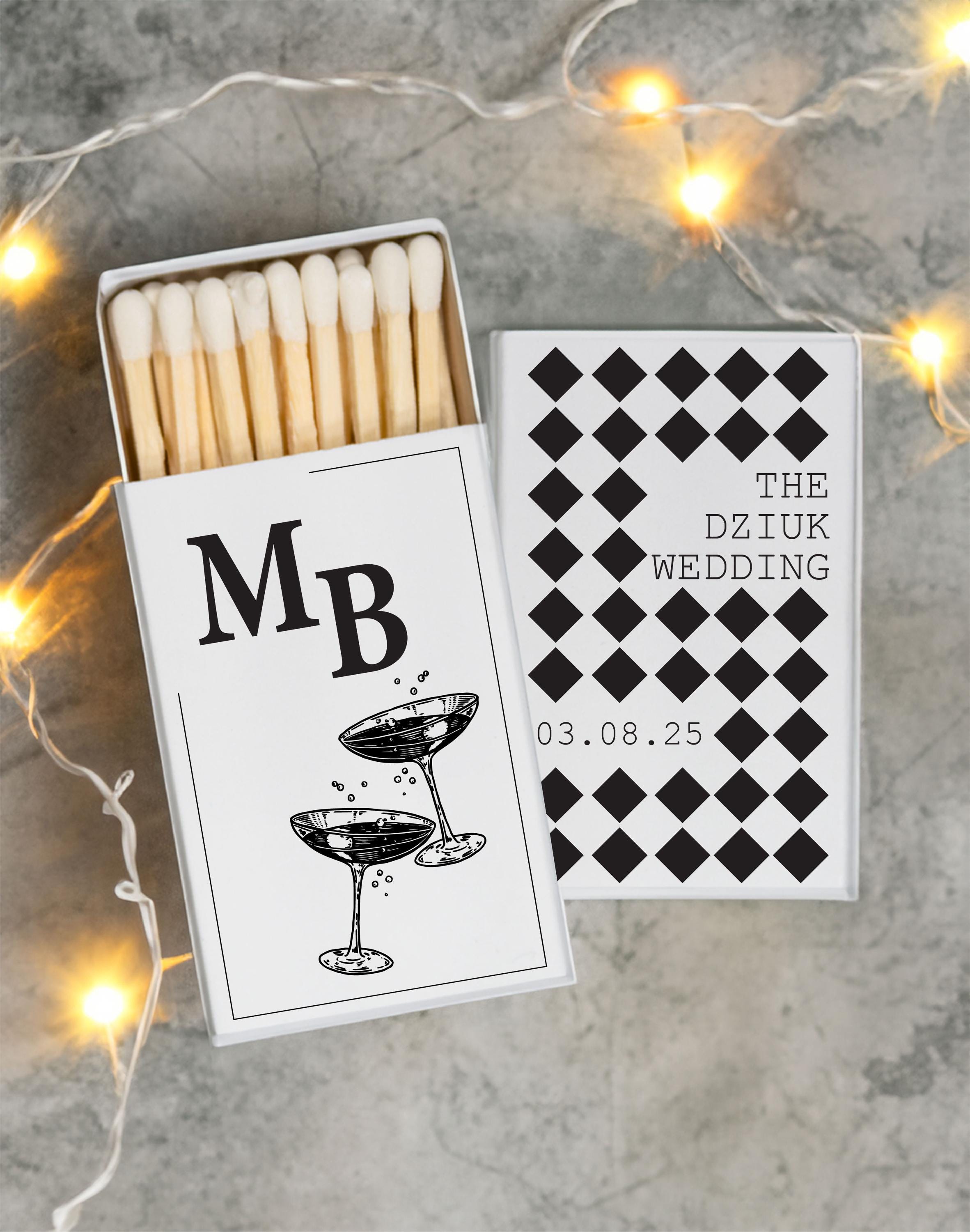 Custom Wedding Matchboxes