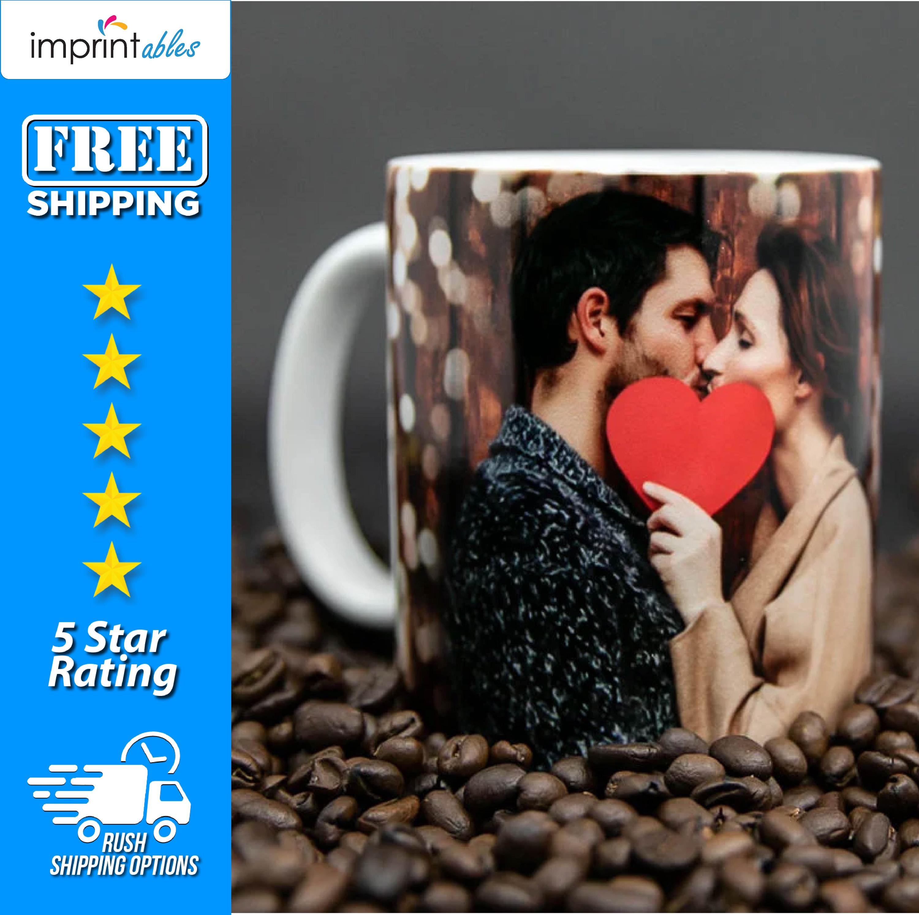 Custom Mugs, 11oz, Personalized Photo Mugs - Picture Coffee Mugs | Christmas Gift, Holiday Gift Birthday Gift, Anniversary Gift, ETC.
