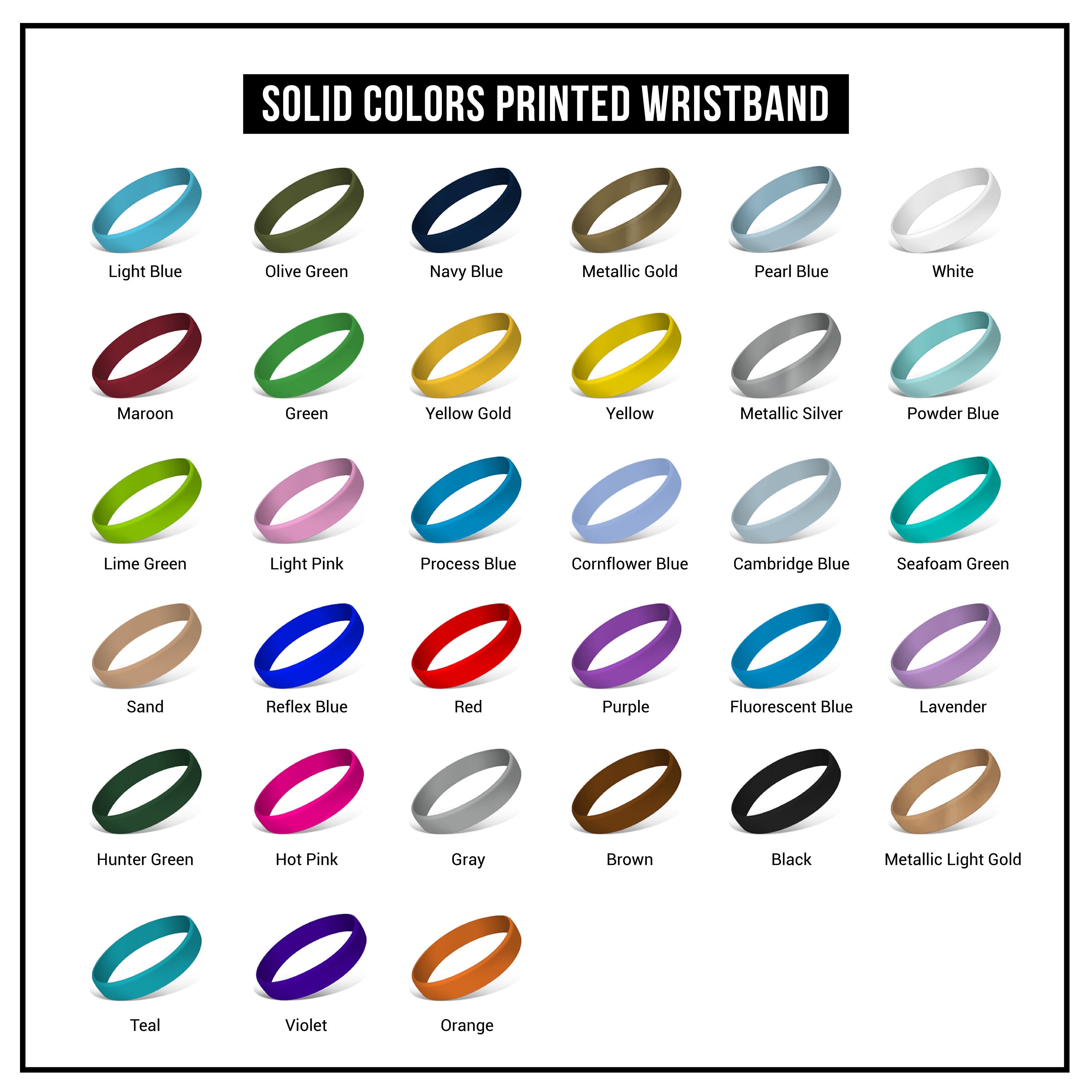 Custom Printed Wristbands, Personalized Wristbands, Event Wristbands, Custom Printed Silicone Bracelets