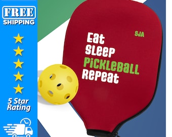 Custom Pickleball Paddle Covers - Custom Pickle Ball Paddles, Custom Designed Pickleball Gear, Pickle Paddle Sleeves for Gifts - PBPC5