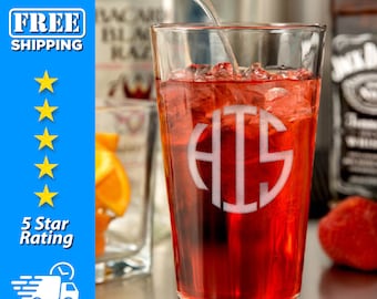 Custom Pint Glass, Personalize Your Own Pint Glass - Custom Beer Glassware |  Groomsman Gifts, Father's Day Gifts, Birthday Gifts,