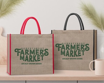 Custom Jute Tote Bags in Bulk – Personalized Logo Totes for Weddings, Corporate Gifts & Events, Eco-Friendly Burlap Bags