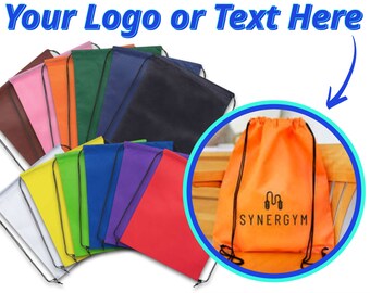 Drawstring Bags - Non Woven Custom Logo Bags, Promotional Tote Bag, Personalized Logo Tote Bag, Travel Bags, Sports Drawstring, Bulk Bags